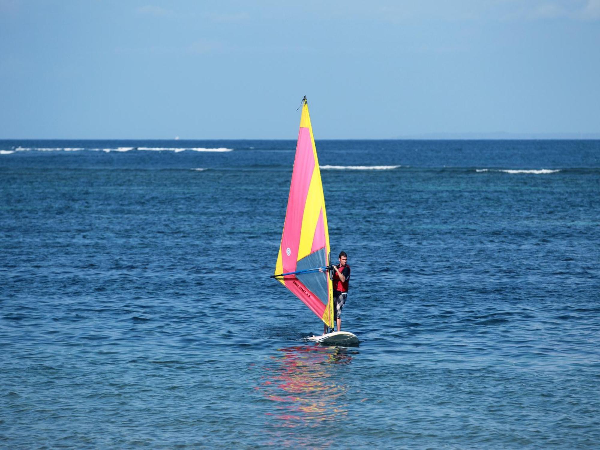 Grand Mirage Resort & Thalasso Bali Nusa Dua  Exterior photo Windsurfer at the beach
